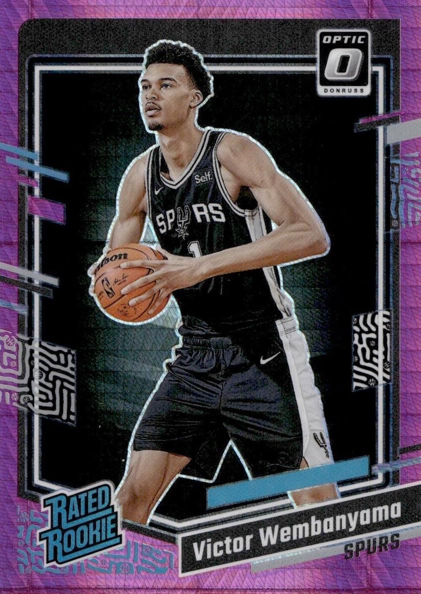 2023 Panini Donruss Optic Pink #225 Victor Wembanyama front