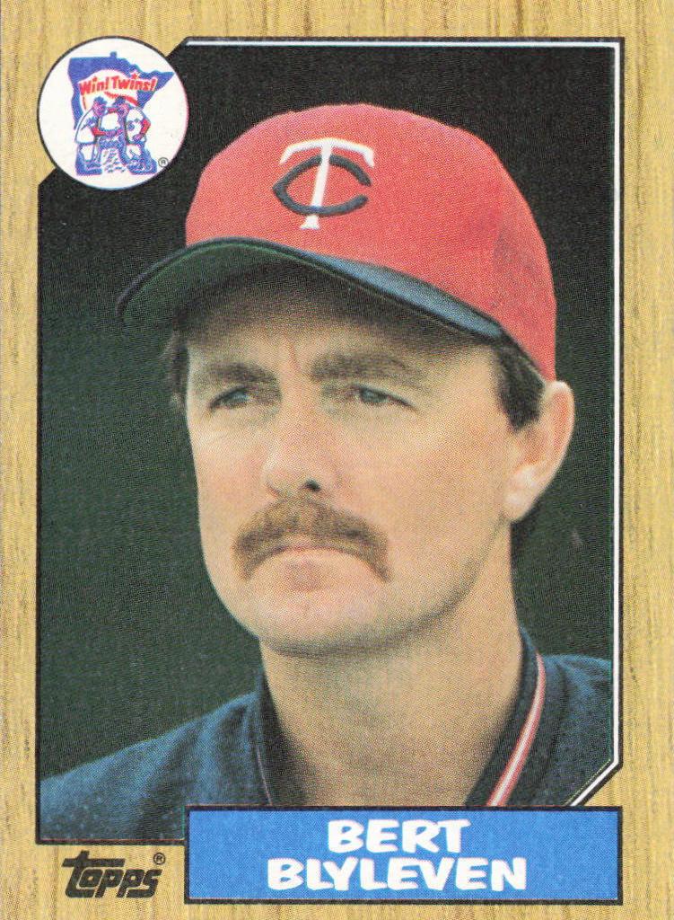 1987 Topps Bert Blyleven #25 card