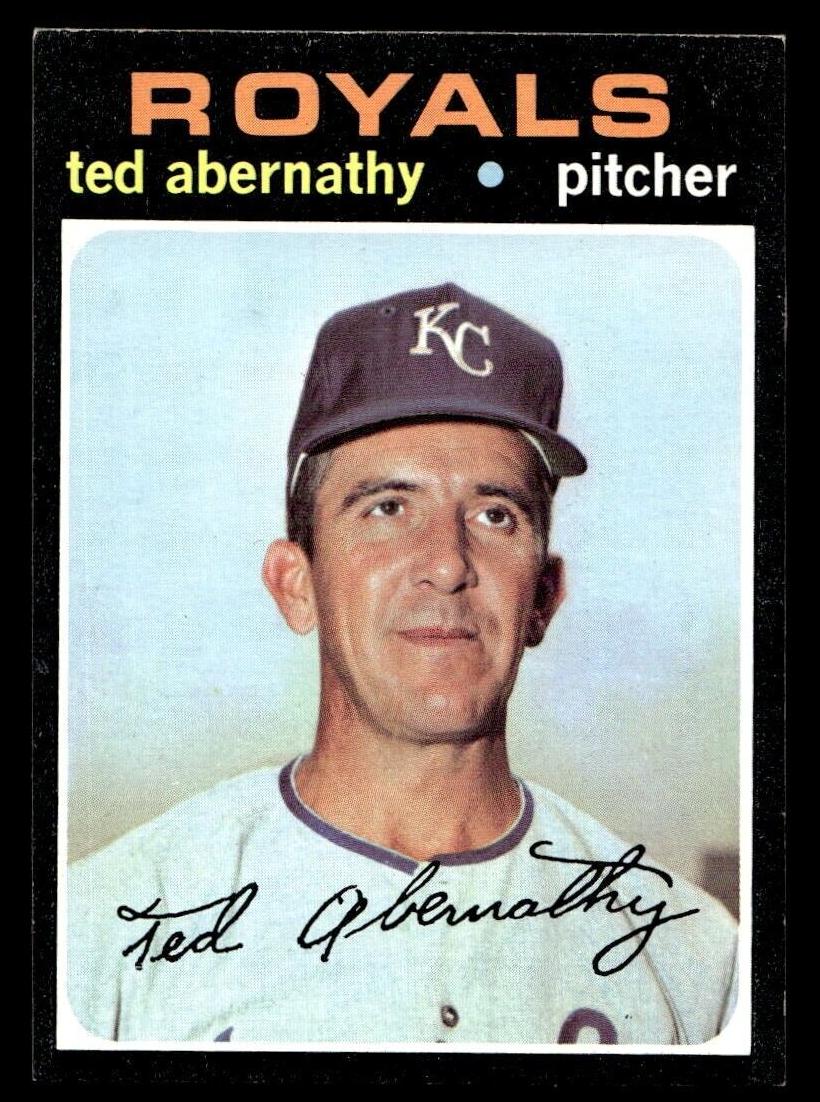 1971 Topps Ted Abernathy #187 card