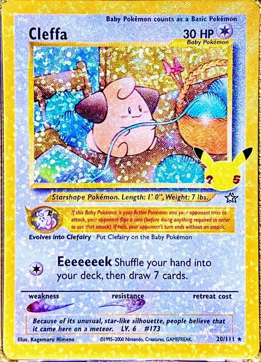 Cleffa Holo 2021 Pokemon Celebrations Classic Collection