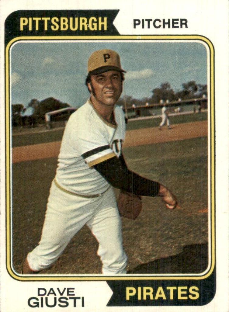 1974 Topps Dave Giusti #82 card