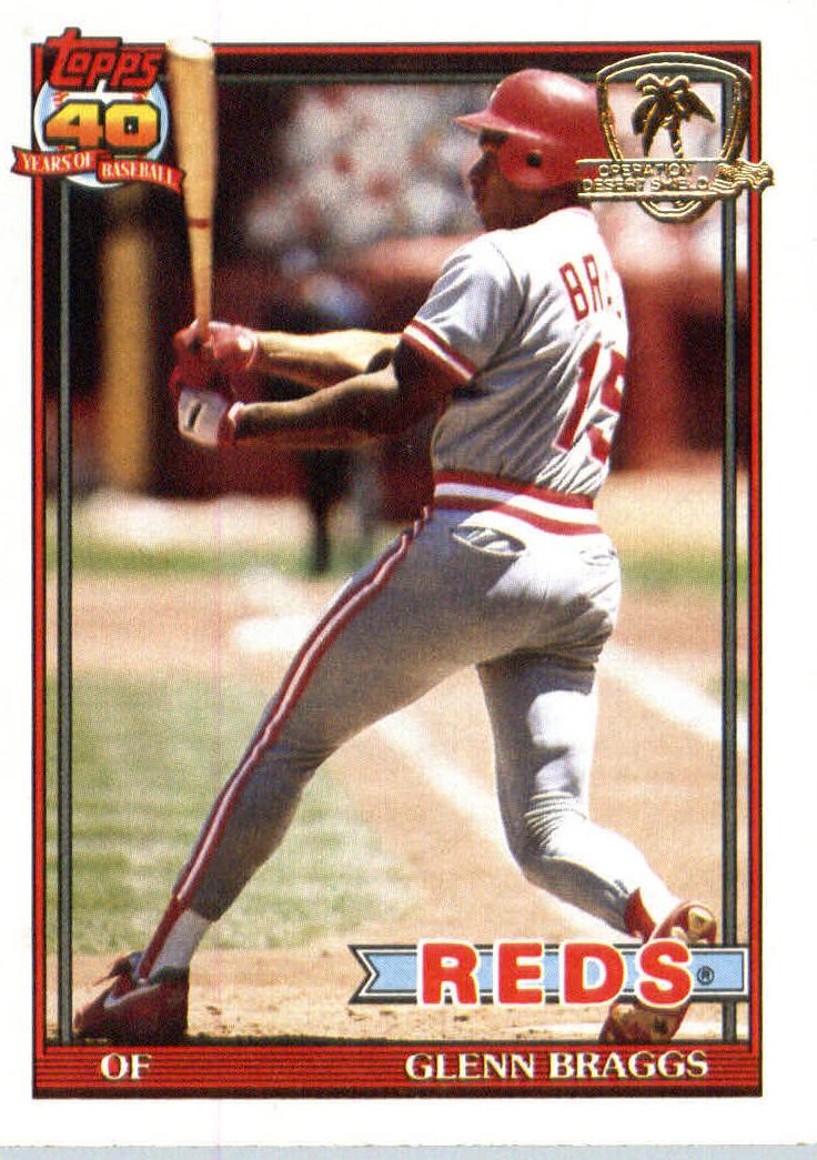 1991 Glenn Braggs #444