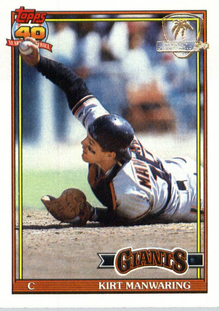 1991 Kirt Manwaring #472