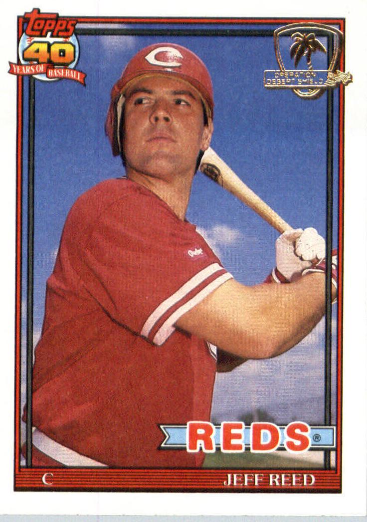 1991 Topps Jeff Reed #419 card