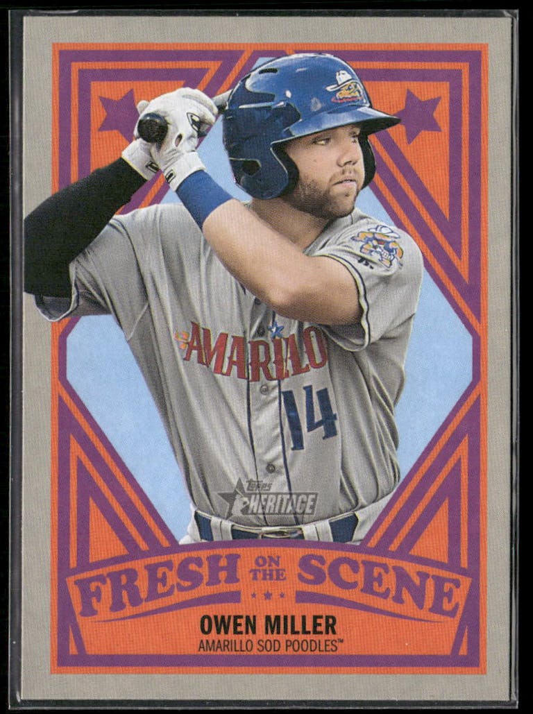 2019 Topps Heritage Minor League Baseball Owen Miller #FOS-28