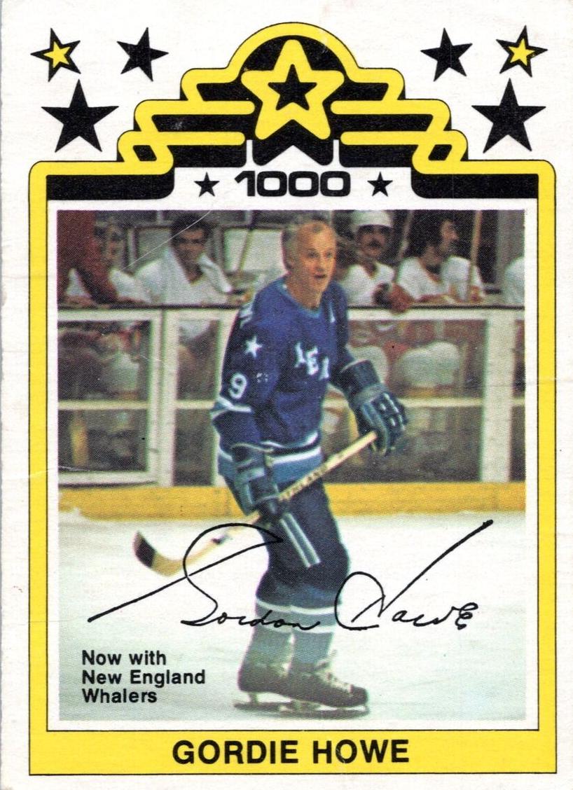 1977 O-Pee-Chee WHA Gordie Howe #1 card