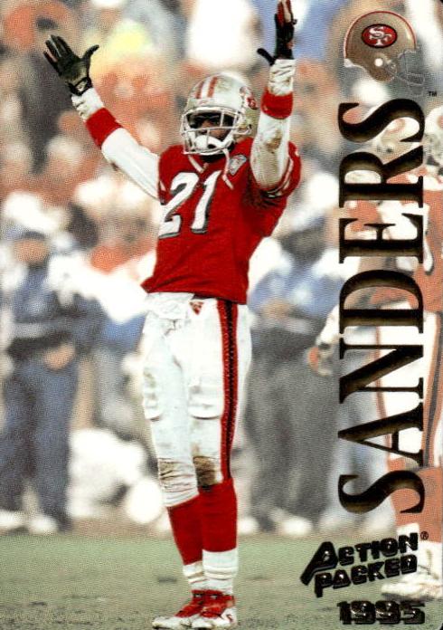 1995 Action Packed Deion Sanders #8 card