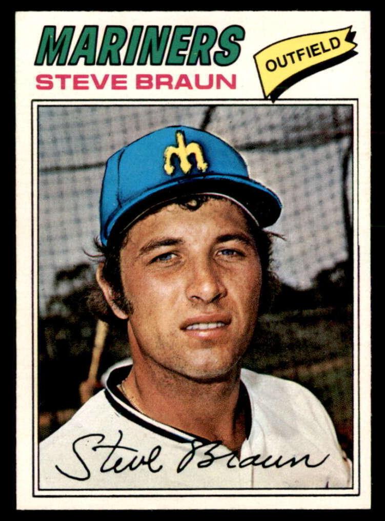 1977 O-Pee-Chee Steve Braun #123 card