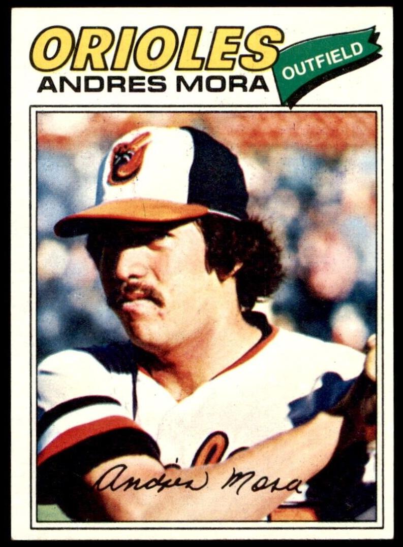 1977 Topps Andres Mora #646 card