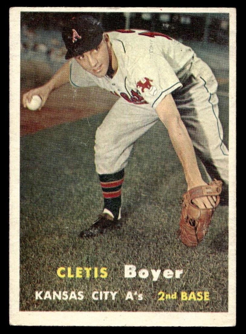 1957 Cletis Boyer #121