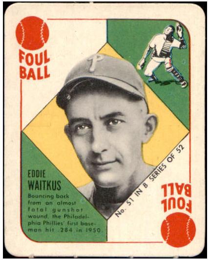 1951 Eddie Waitkus #51