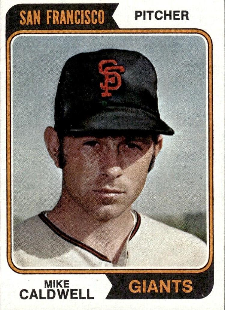 1974 Topps Mike Caldwell #344 card