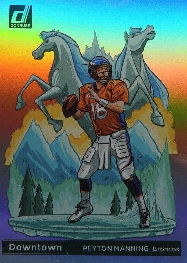 2023 Panini Donruss Optic Downtown Peyton Manning #D-9 card