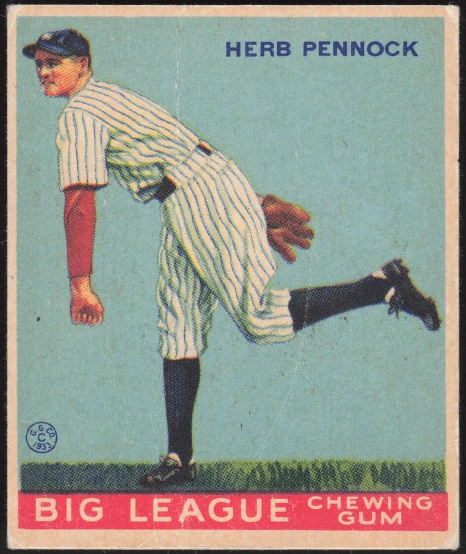 1934 Herb Pennock #16