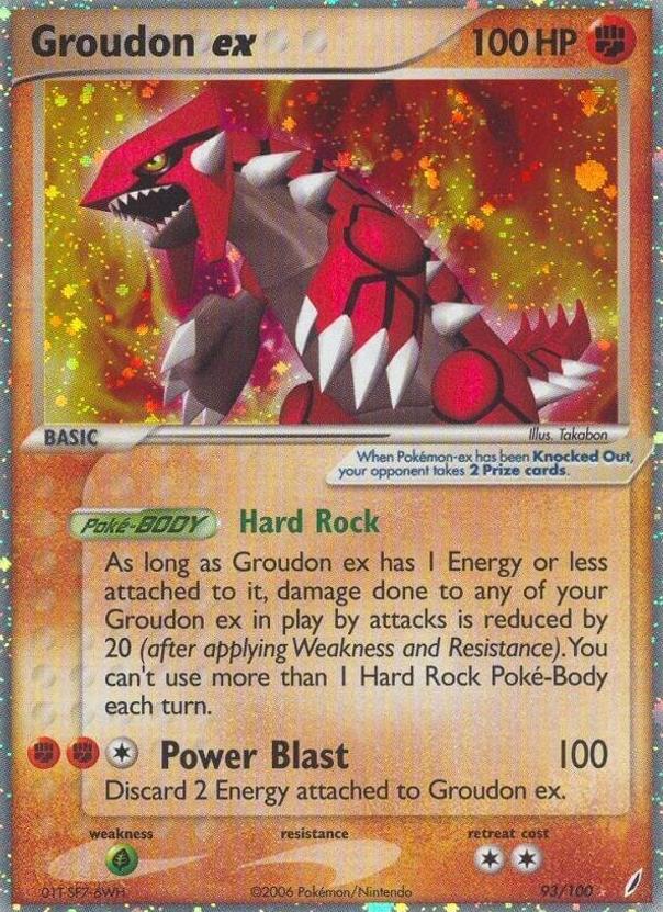 Groudon EX Holo 2006 Pokemon EX Crystal Guardians