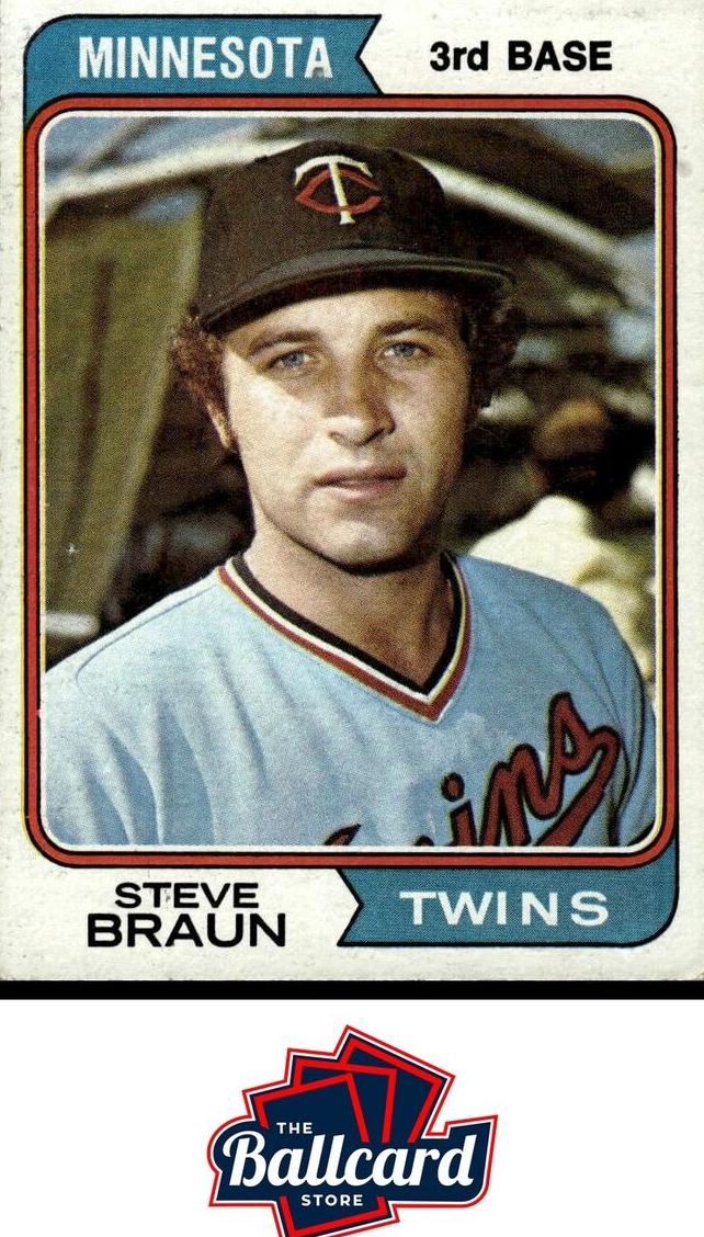 1974 Topps Steve Braun #321 card