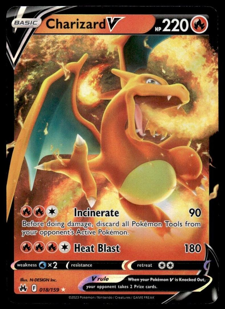 Charizard V Holo 2023 Pokemon Crown Zenith