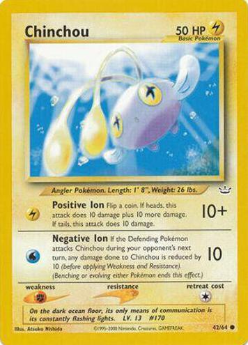 Chinchou 2001 Pokemon Neo Revelation
