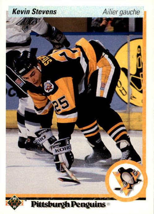 1990 Upper Deck Kevin Stevens #14 card