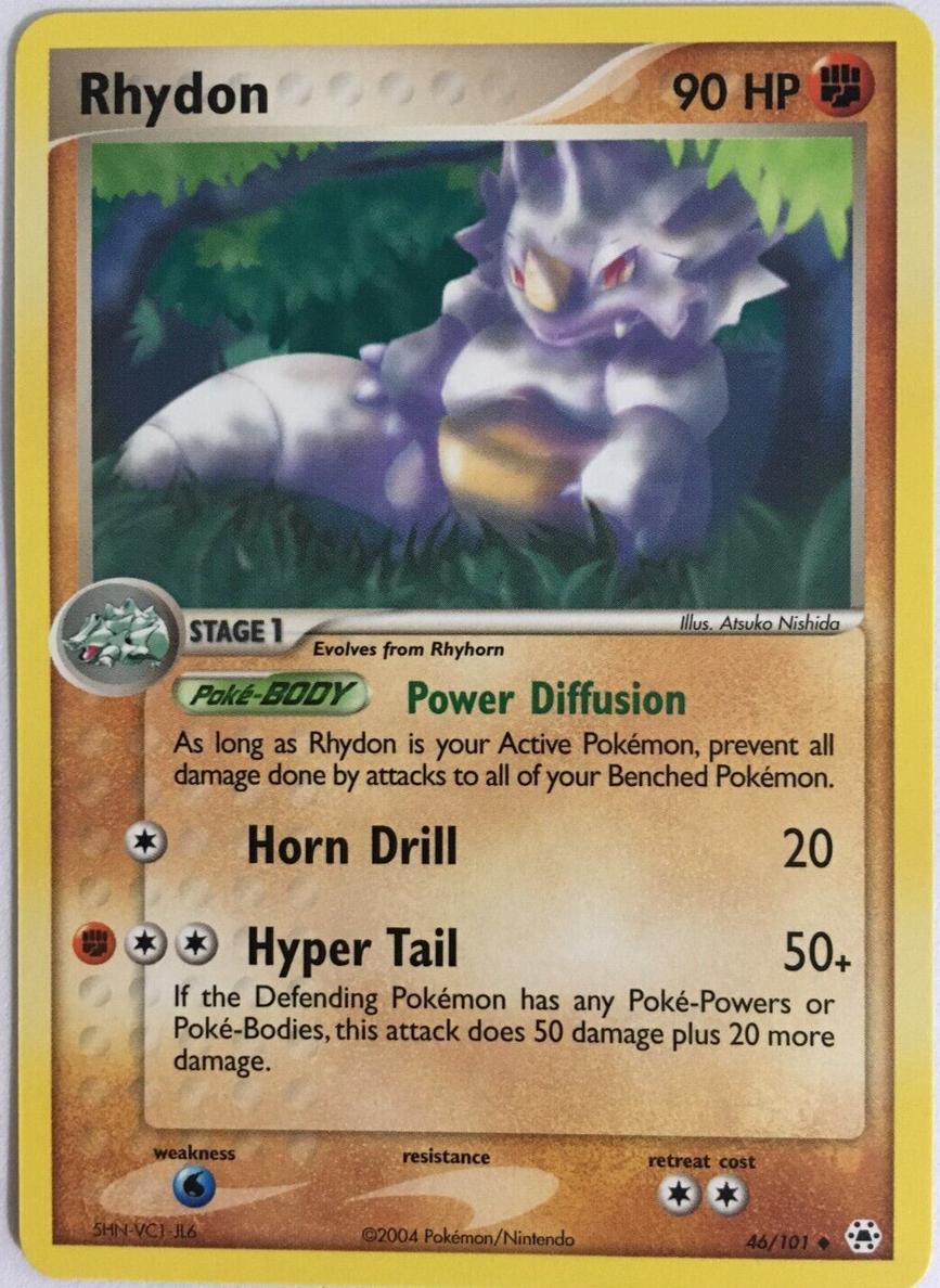 Rhydon 2004 Pokemon EX Hidden Legends