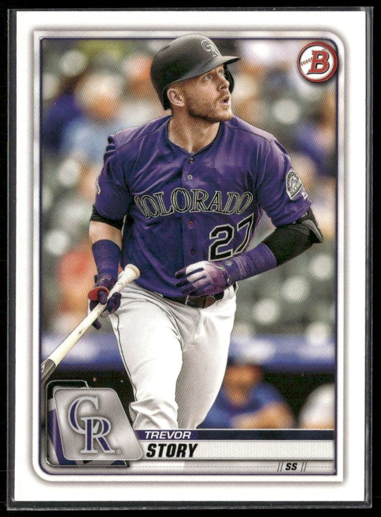 2020 Bowman Baseball Trevor Story #82 PSA 9