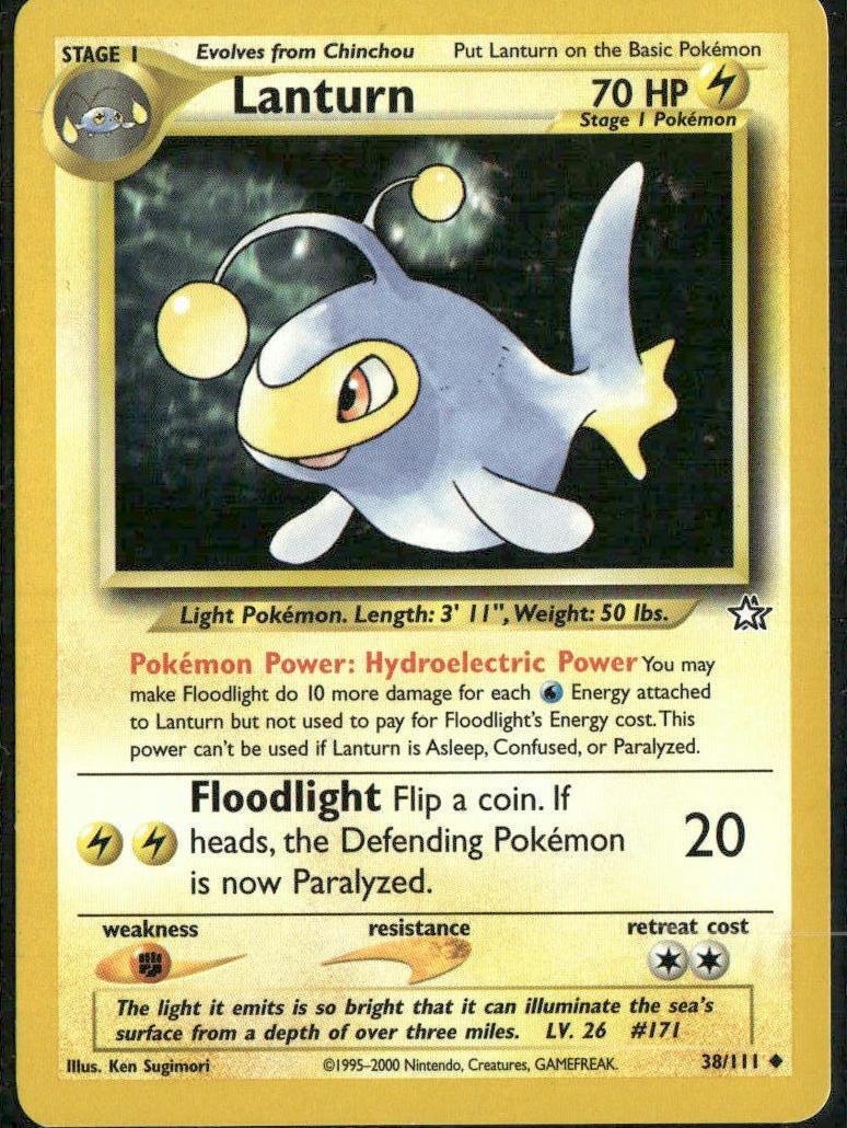 Lanturn 2000 Pokemon Neo Genesis
