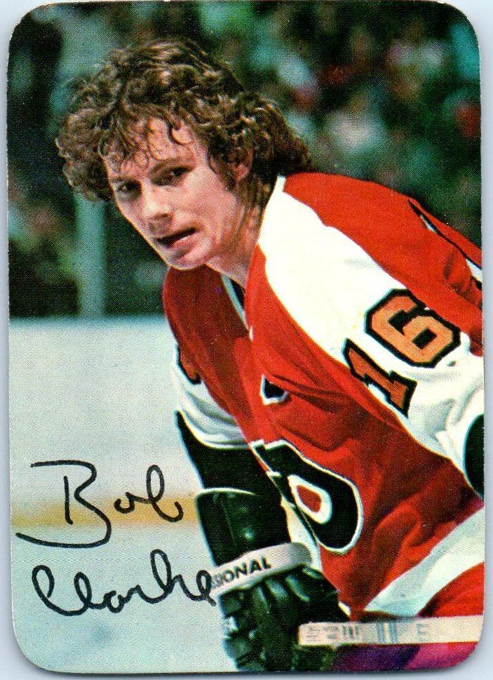 1976 Topps Glossy Inserts Bobby Clarke #1 card