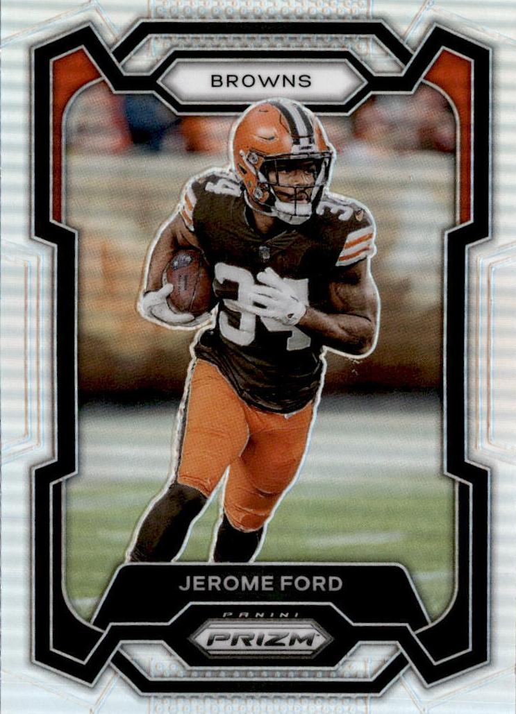 Jerome Ford 2023 Prizm Football card