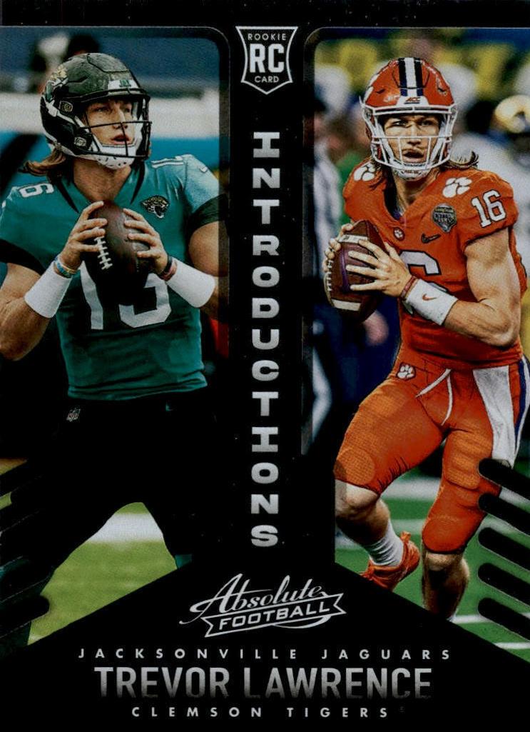 Trevor Lawrence 2021 Panini Absolute Introductions Football