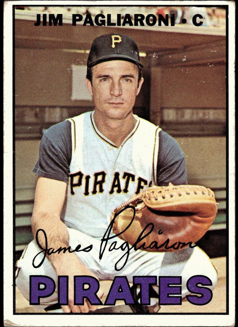 1967 Topps Jim Pagliaroni #183 card