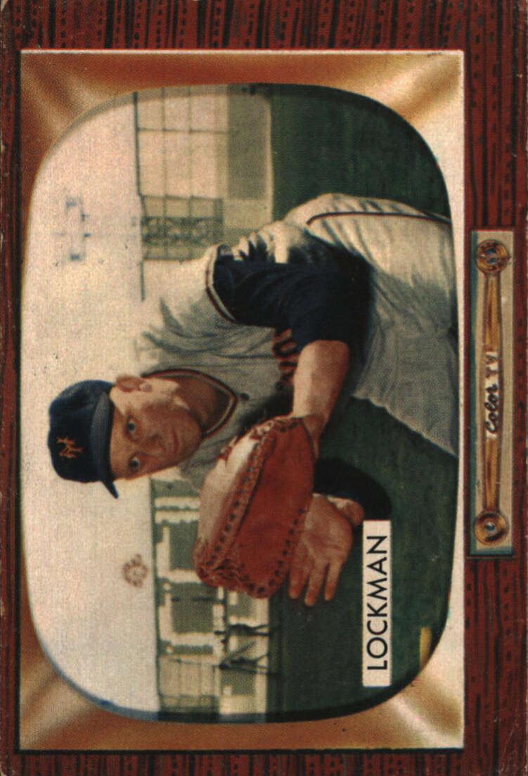 1955 Bowman Whitey Lockman #219 card