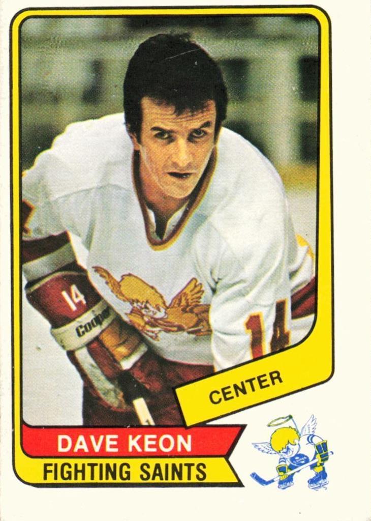 1976 O-Pee-Chee WHA Dave Keon #52 card