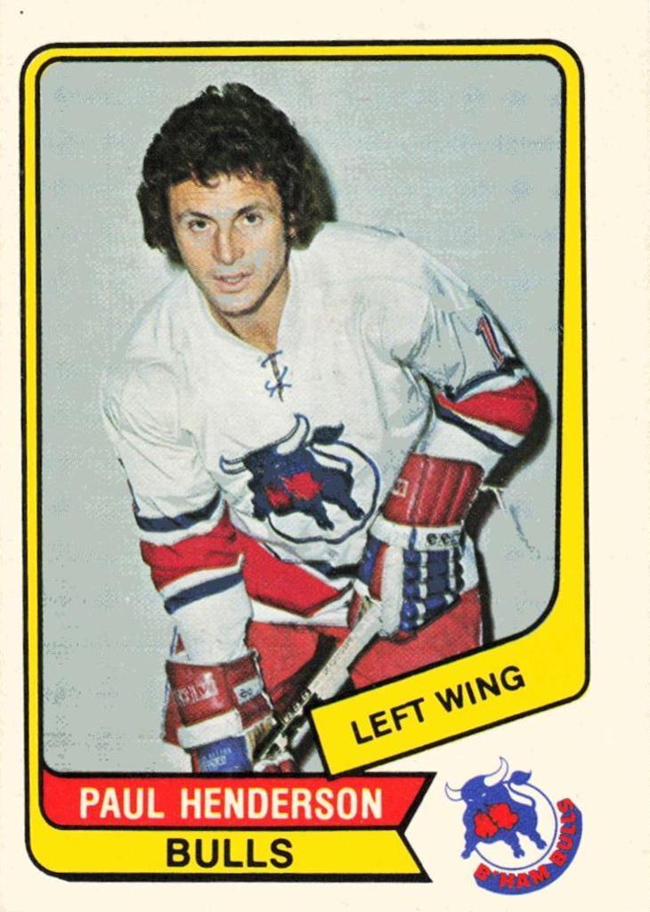 1976 O-Pee-Chee WHA Paul Henderson #84 card