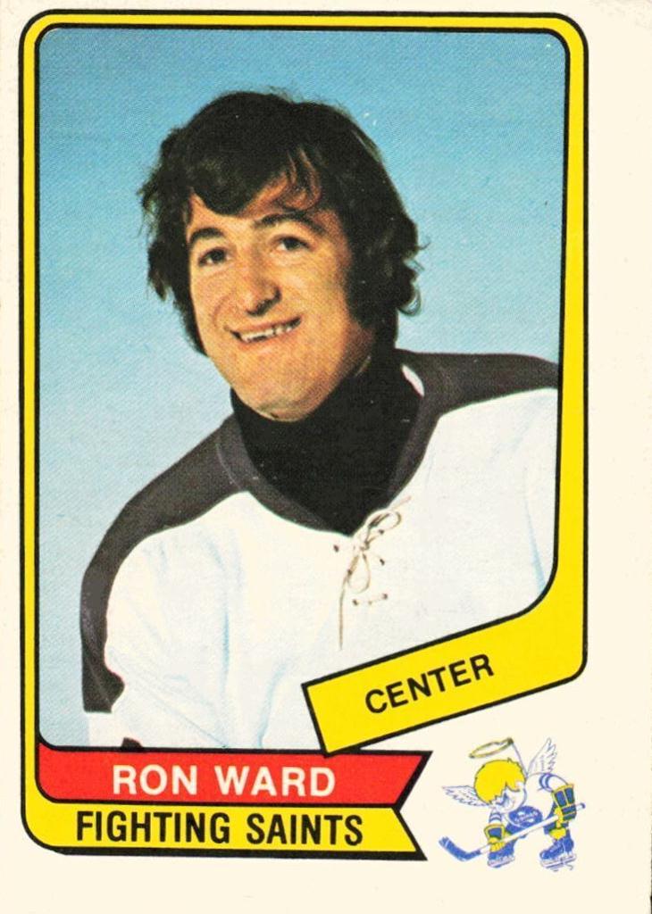 1976 O-Pee-Chee WHA Ron Ward #35 card