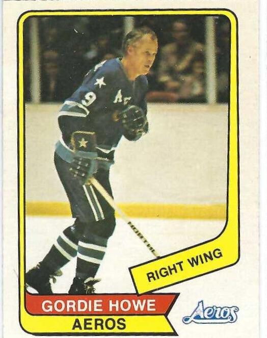1976 O-Pee-Chee WHA Gordie Howe #50 card