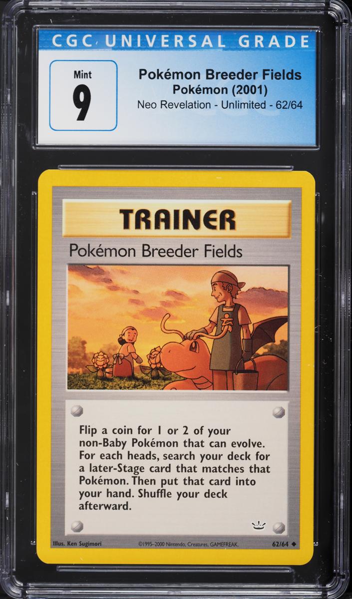Pokemon Breeder Fields - 2001 Pokemon Neo Revelation
