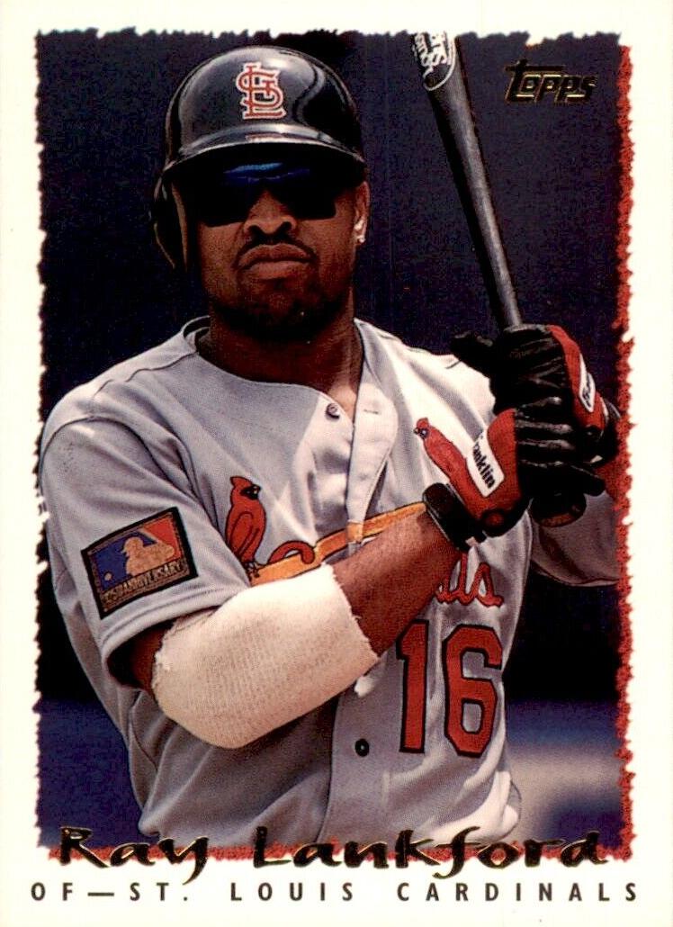 1995 Topps Ray Lankford #82 card