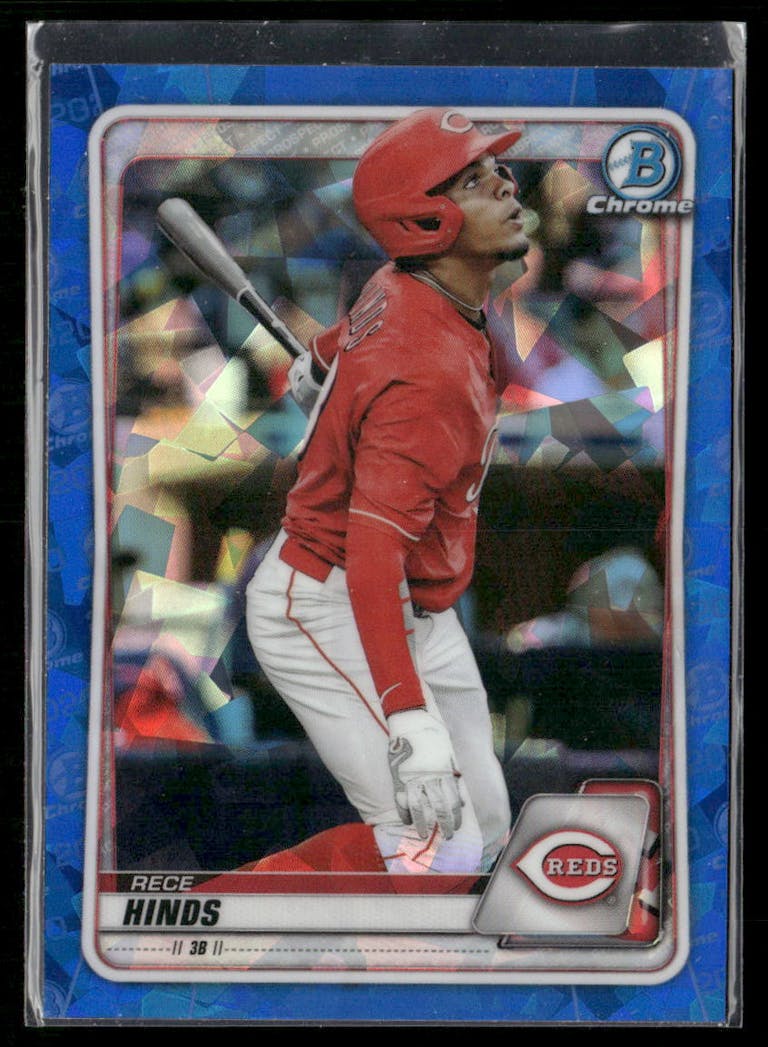 2020 Bowman Chrome Draft Sapphire Baseball Rece Hinds #BD-15 PSA 10
