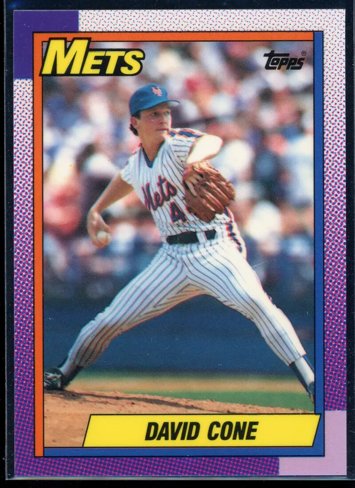 1990 Topps Tiffany David Cone #30 card