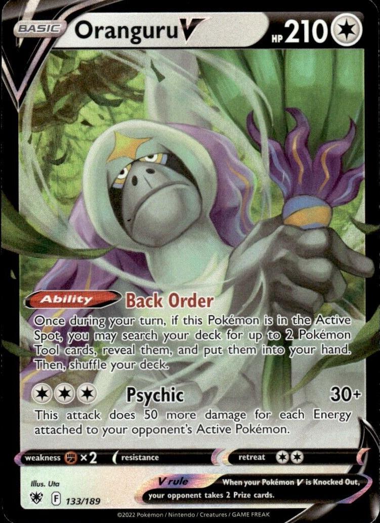 Oranguru V 2022 Pokemon Astral Radiance