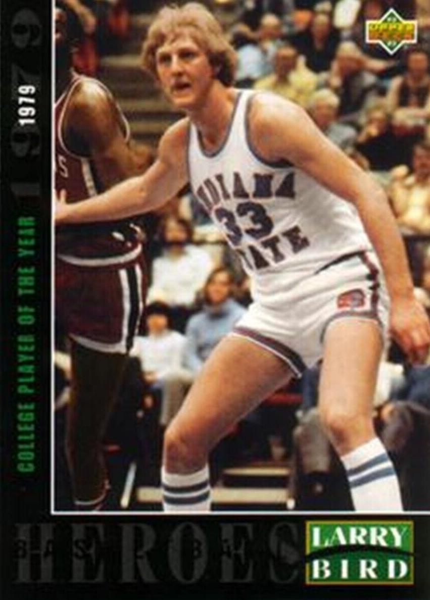 1992 Upper Deck Heroes Larry Bird #19 card