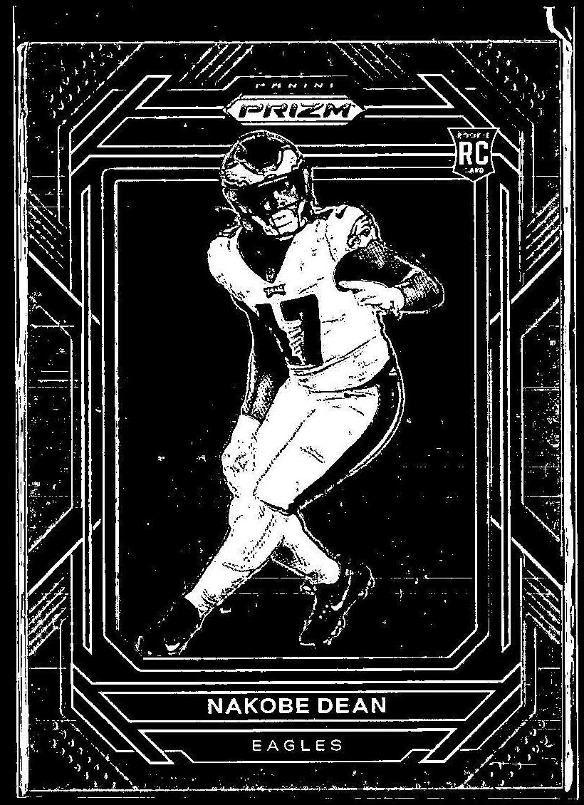 2022 Panini Prizm Nakobe Dean #399 card