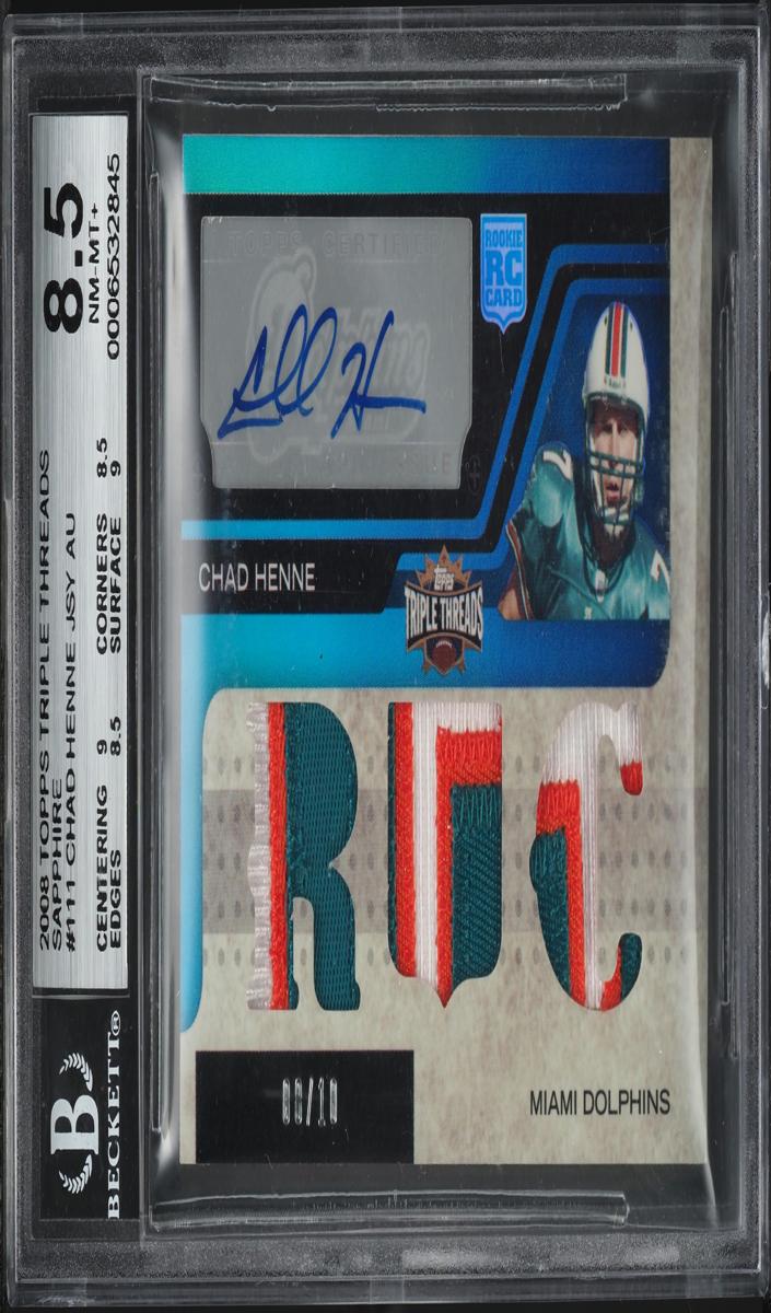 2008 Chad Henne [Sapphire ] #111