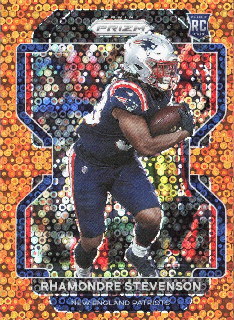 2021 Panini Prizm Rhamondre Stevenson [Red White and Blue Prizm] #367 card