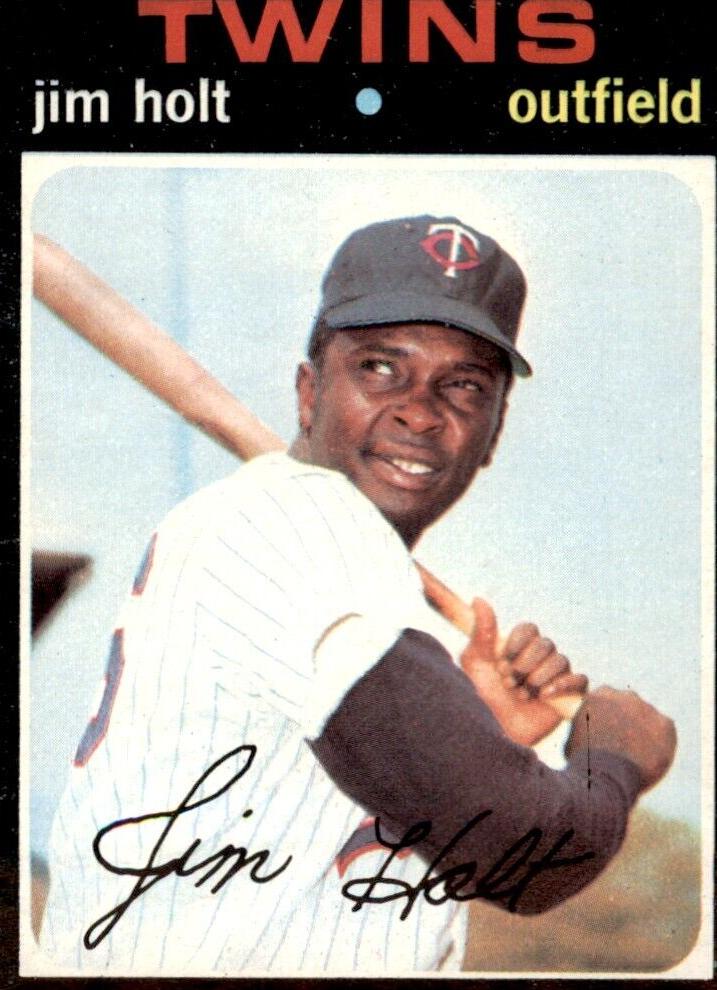 1971 Topps Jim Holt #7 card