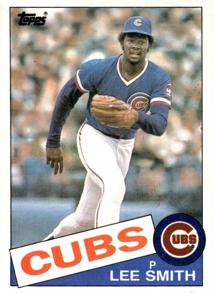 1985 Topps Mini Lee Smith #511 card