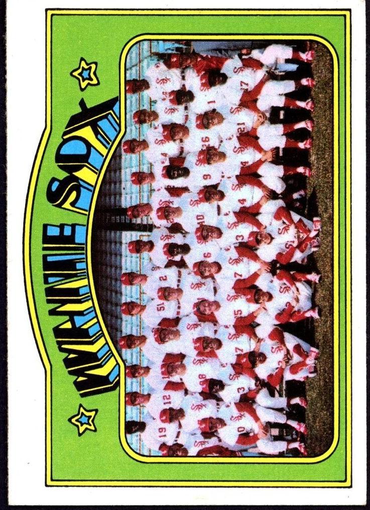 1972 Chicago White Sox Team #381