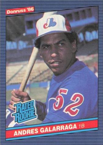 Andres Galarraga 1986 Donruss Baseball