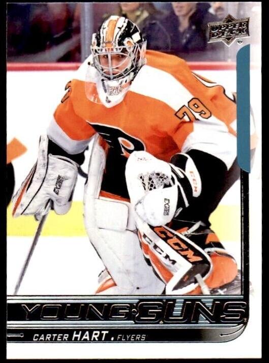 2018 Upper Deck Carter Hart #491 card