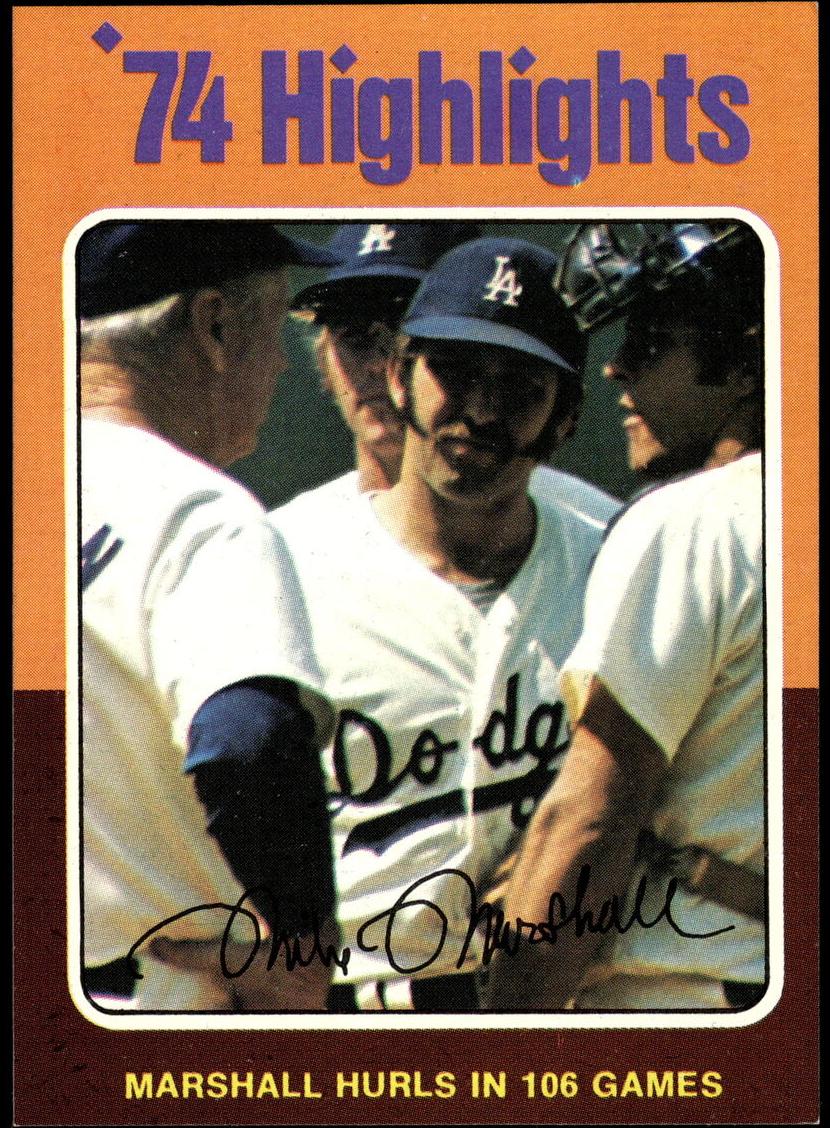 1975 Mike Marshall #6